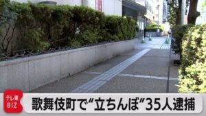 立ちんぼ35人を逮捕!!!!!立ちんぼの理由を警視庁が立ち入り実施に、