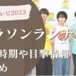 24時間テレビのマラソンランナーは●●●●に･･･