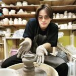 平野紫耀の陶芸ショットと金髪の星空バックが･･･