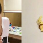 シュークリームを投げま～す･･･バシッ！その場所がヤバイって