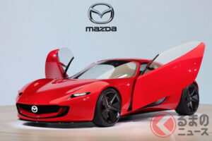 世界初公開!!マツダ、ロータリーエンジン搭載の新型スポーツカーEV発表~~~~~