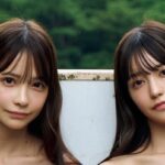 同じに見える双子アイドル！！森ふう花と柊ききが水着でグラビア初共演！！