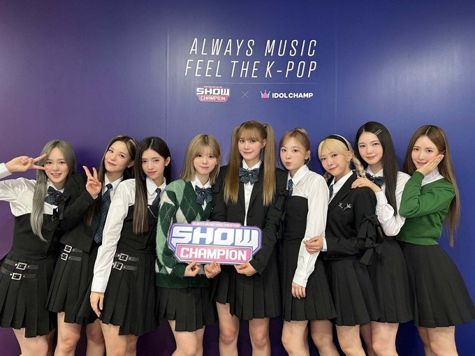 9人組ガールズグループ・NiziUが韓国歌番組「SHOW CHAMPION」で初1位獲得！！