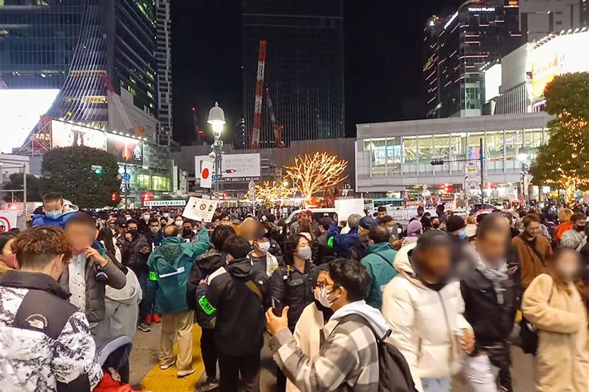 “渋谷カウントダウン”が中止で厳戒態勢の、